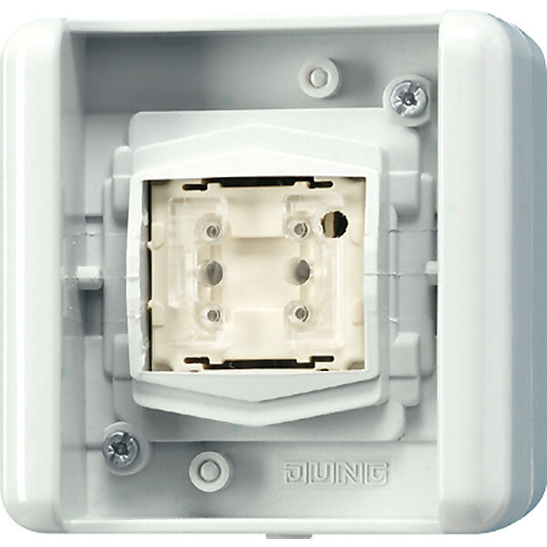 JUNG KNX Taster BA 1f. Mittenstellung 8471.02 LED W